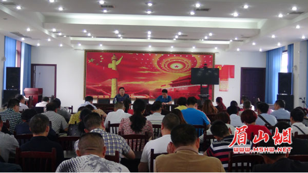 大化镇召开“两学一做”学习教育培训会