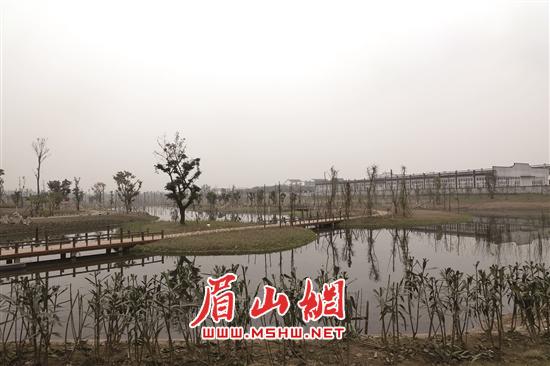 中国泡菜城上臾湾湿地公园主体完工。.jpg
