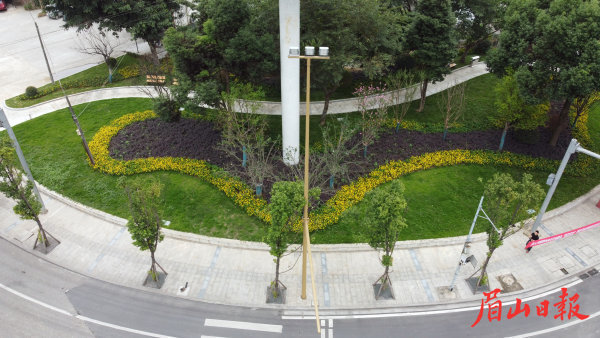 “口袋公园”提升群众“微幸福”。