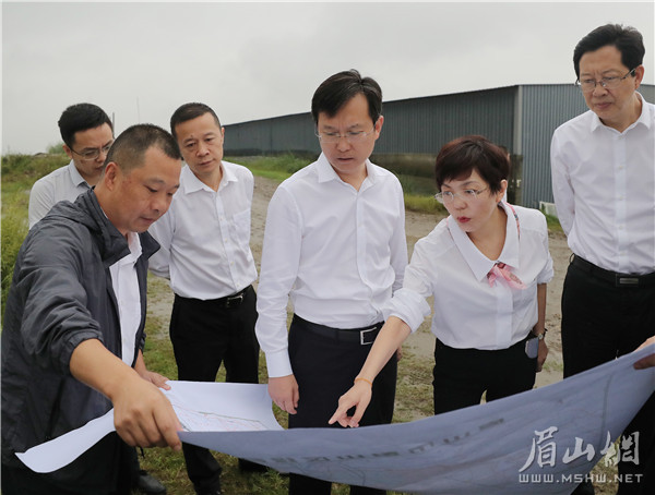 14日，胡元坤听取彭山经开区规划建设有关情况汇报。 记者 雷同 摄.JPG