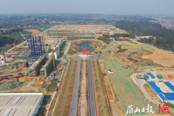 斑布产业园项目建设现场。