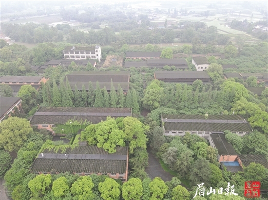 航拍眉山“505厂”厂区