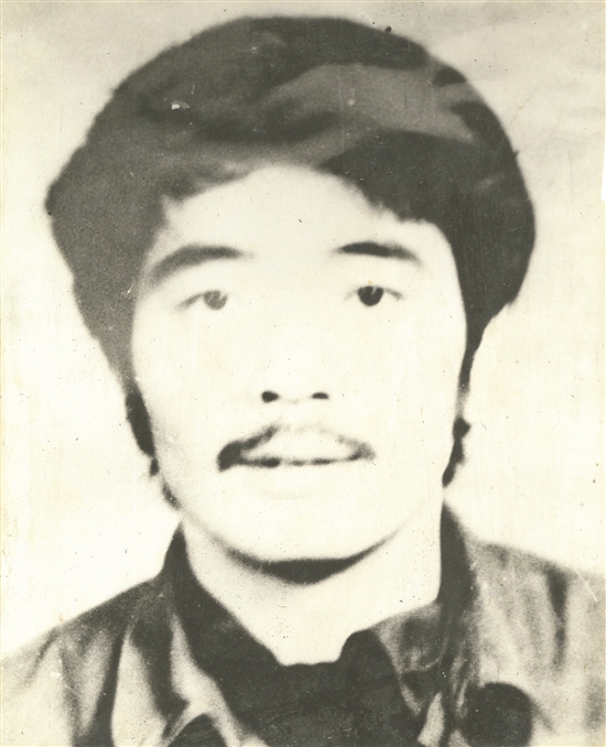 蒋光远烈士遗像。