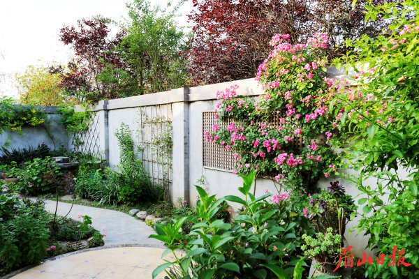 平常农家三尺院,匠心精耘别洞天。 平常农家三尺院,匠心精耘别洞天。