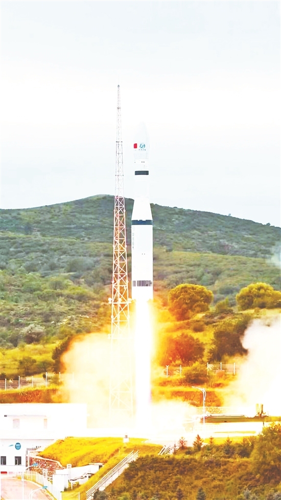 “天府星座”发射。 “天府星座”发射。