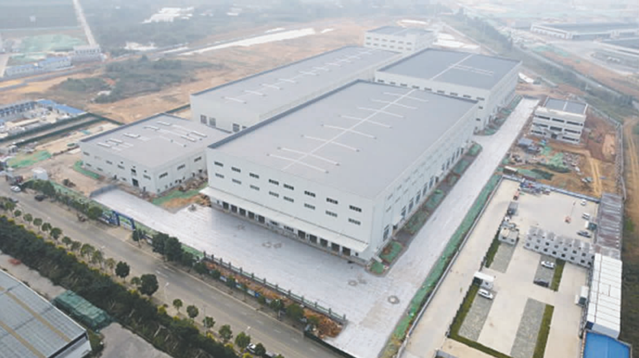 胜华新材料科技（眉山）项目施工现场。眉山日报全媒体记者 王琴 摄