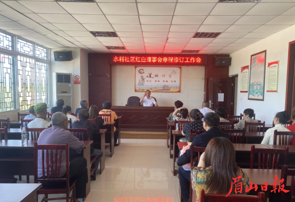 “红白理事会”讨论现场。 “红白理事会”讨论现场。